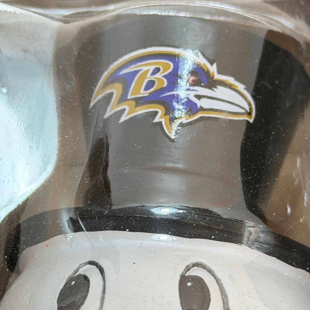 Baltimore Ravens NFL Snowman Figurine Football The Memory Company Decor - Picture 2 of 8
